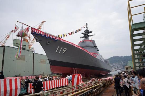 日本新下水军舰“朝日”号期望值很大 但性能只能赶上054B