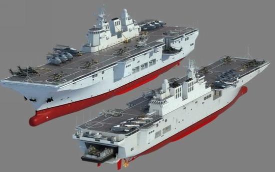 海军专家透露中国075型两栖攻击舰进展 最快可能在年内就开工
