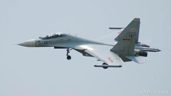 图注:中国海军航空兵苏-30MKK