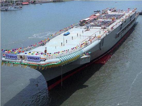 以早产儿身份下水印度首艘国产航母