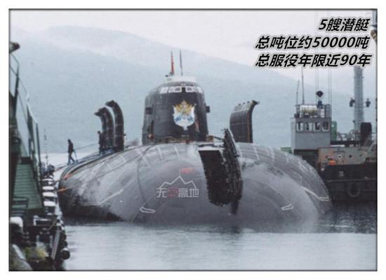除了服役年限老点 以“奥斯卡II”为主的巡航导弹核潜艇 战斗力仍就极强