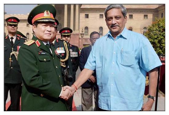 　　越南和印度两军的最高部长会面 双方合作其实相当有历史了
