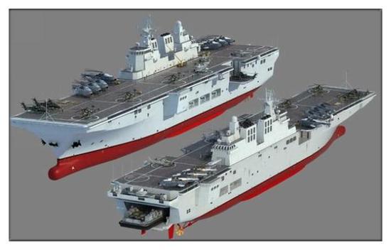 -075型两栖攻击舰才是中国近些年最为需要的大船 希望2017年能有好消息
