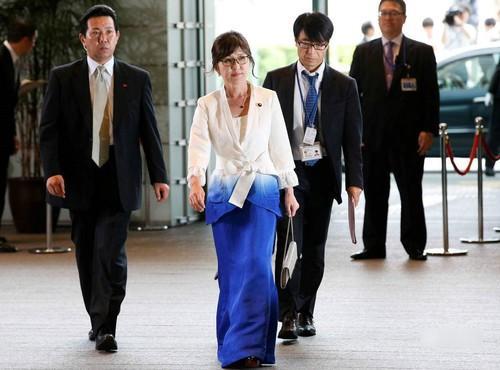 图为日本防相稻田朋美。图片来自网络