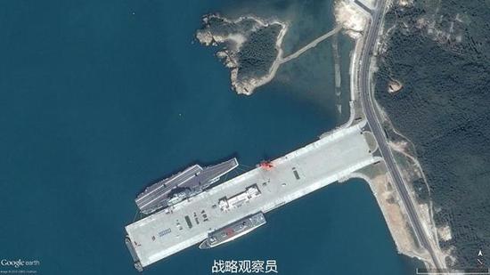 中国正在青岛建第二个航母码头 将迎接001A航母进驻