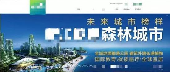 ▲某房地产公司网站相关项目截图