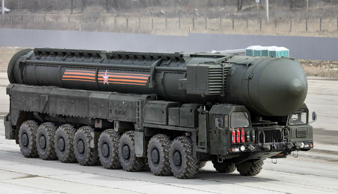 资料图：俄罗斯亚尔斯洲际导弹