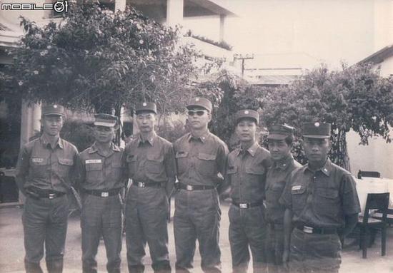 图片：台驻越军事顾问团合影。