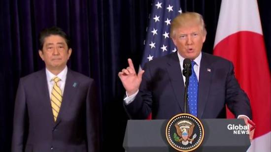 美日对朝鲜试射导弹发表联合声明