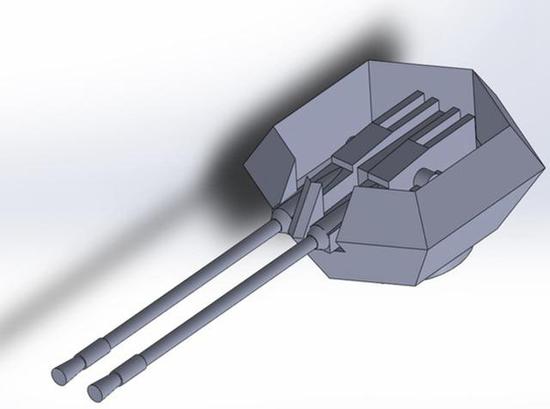 图片：德国Flak Gerät 58型双联装高炮炮塔武器系统催生了包括中国66式双57炮在内的中苏双57炮系统。