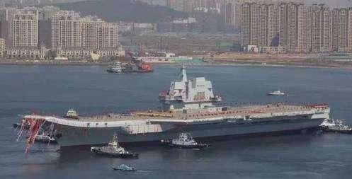 中国第2艘国产航母或将上船台 排水量比001A
