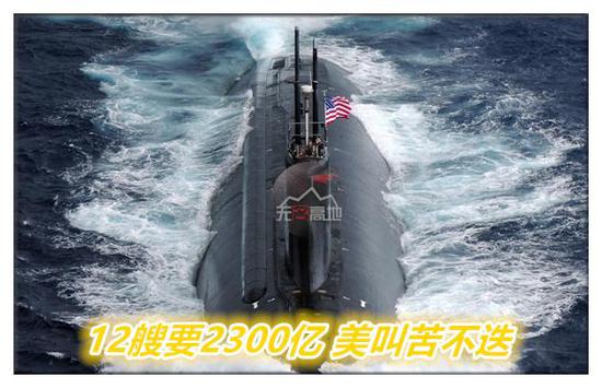 折算下 实际造了3艘海狼级潜艇 就把中国1991年的军费全花光了