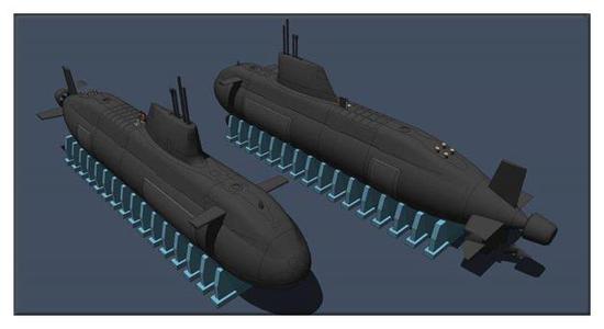 095型攻击核潜艇设想图