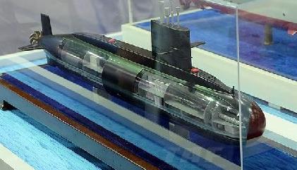 泰国订购的潜艇的模型
