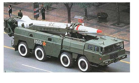 1999年国庆阅兵上的东风11