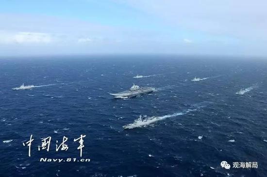 (航母编队,资料图)