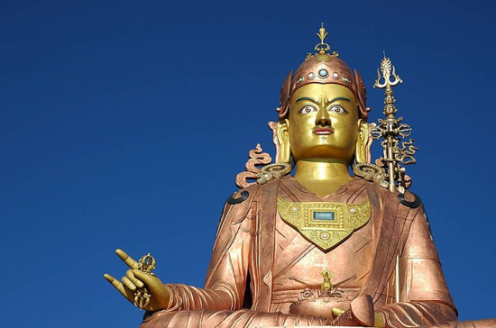莲花生大士,藏传佛教的主要奠基者,也是锡金历史上的重要人物