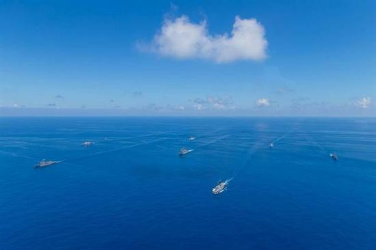 称辽宁舰穿台湾海峡时 台军出动7艘战舰军演|海