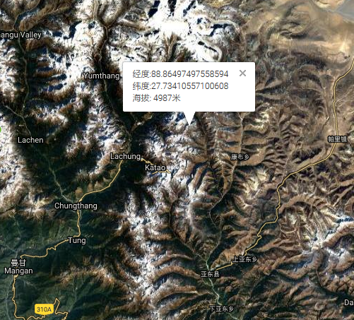 中印边境锡金段,海拔普遍在4500米~5000米左右