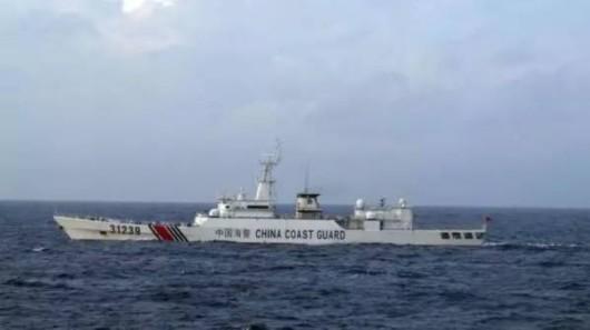 ▲资料图片：2016年8月6日，中国海警船在钓鱼岛附近海域巡航。