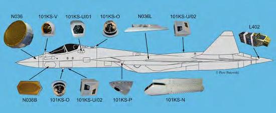 俄军苏57战机创纪录 全身15只眼睛可看穿周围