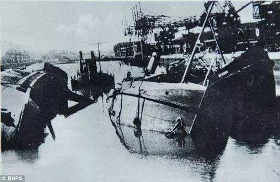 大部分损失的船只是被德国空军击沉的