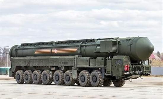 资料图：俄罗斯亚尔斯洲际导弹
