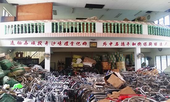 远征军留念馆已沦为库房。
