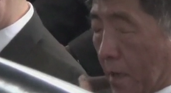 台湾卫生部门负责人陈时中熟睡。