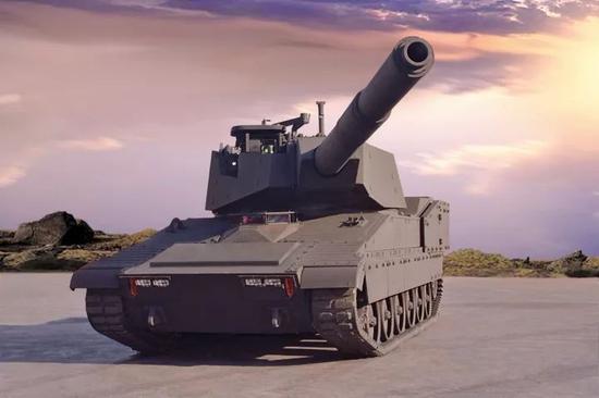 ▲参与MPF项目竞标的M8“雷霆”AGS 120轻型坦克