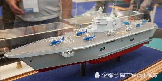 俄军最新航母设计曝光 排水量比中国002型小1