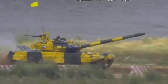 比赛中的科威特队