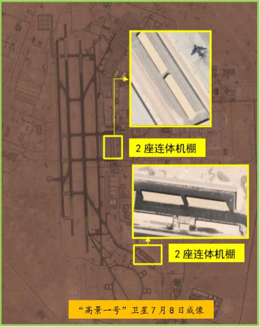 烏代德空軍基地2處可容納F-22戰鬥機的連體機棚