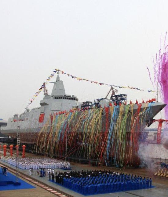 图注：055型驱逐舰