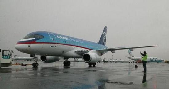SSJ-100是俄罗斯第一种按照西方适航标准设计的客机