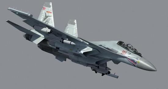 中国发展弹射型歼15BS战机 可对敌全频谱电磁