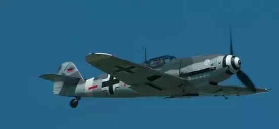 ▲德军Bf 109G战斗机（战后重制机）