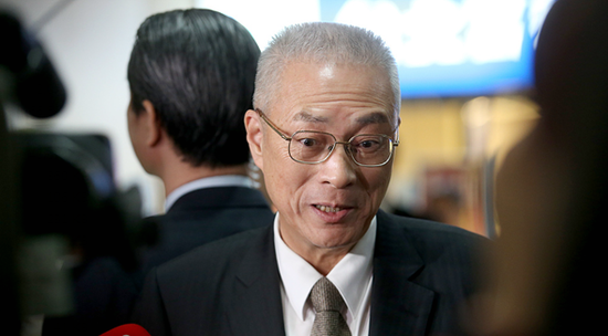 吴敦义(视觉中国)