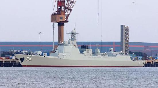▲052D一直是中国最美的军舰之一