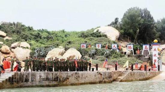 金门大担岛长期以来都被台军视为“精神象征”(联合报系资料照)