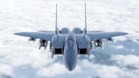 美国波音公司发布的F-15X战机宣传视频截图。