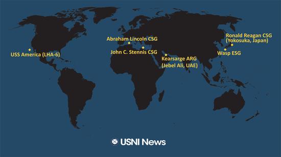 Ŀǰ������������������ӵ��������ĸս��Ⱥ�����߽�����ֻ��һ�� ͼԴ��USNI