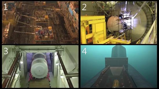 △普京在视频中发布搭载核动力水下载具的潜艇改装视频