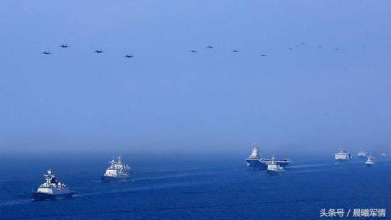 中国不屑美环太军演 拉东盟10国搞环海军演