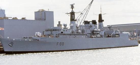 英阿马岛海战中大显神威的大刀级护卫舰