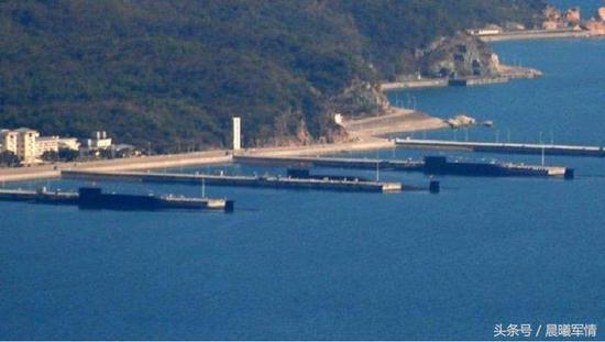 亚龙湾基地是中国海军战略导弹核潜艇的主要锚地