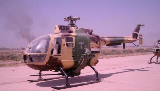 伊拉克的BO-105直升机