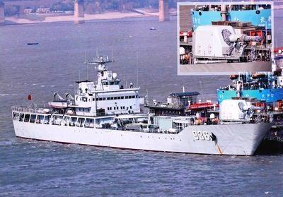 中国在登陆舰上装备电磁试验炮