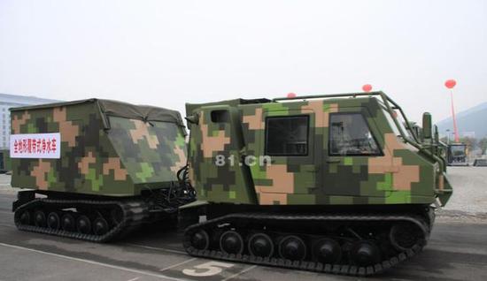 ▲净水型JM8"骏马"全地形车(图片来源:见水印)