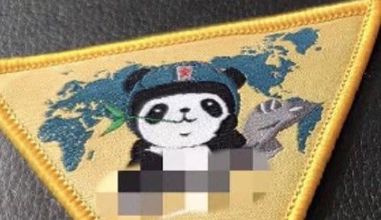 遼寧艦編隊代言人居然是一只卡通國寶(網絡圖片)